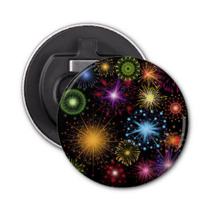 Fireworks Colorful Dynamic Sparkling Decor Bottle Opener