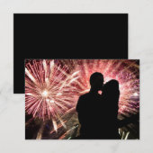 Fireworks Couple Kissing Silhouette (Front/Back)