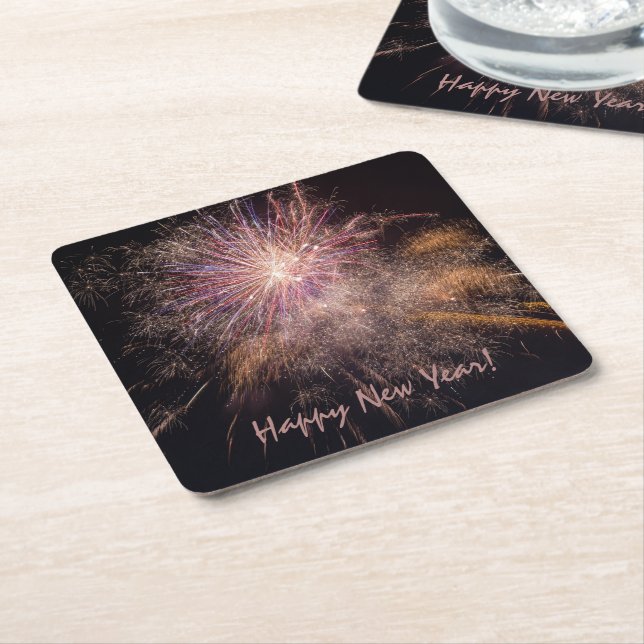 Fireworks custom coasters (Angled)