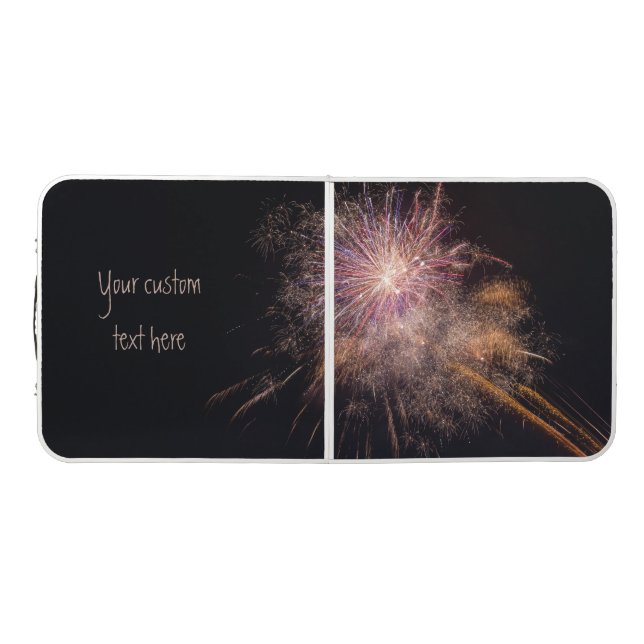 Fireworks custom ping pong table (Top)