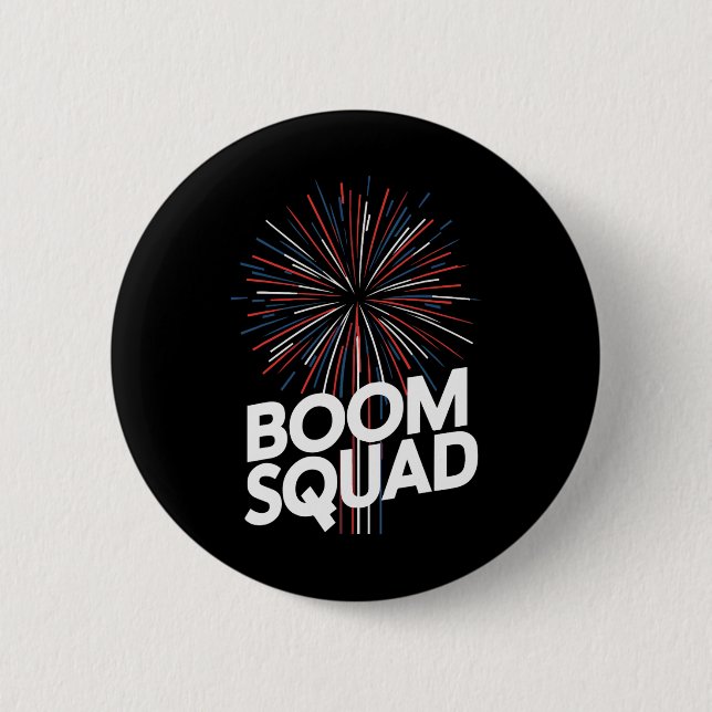 Fireworks Director Fireworks Usa 4th Of July Pyrot Button (Front)