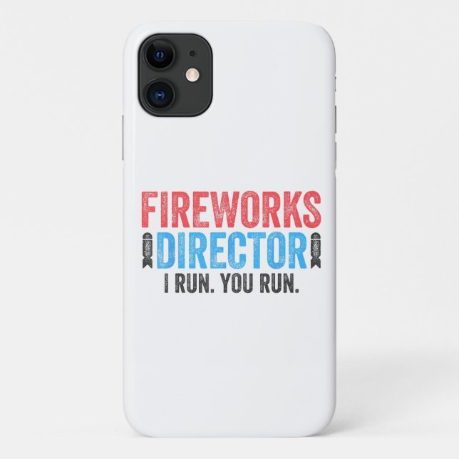 Fireworks Director T-Shirt 4th of July Shirt  Case-Mate iPhone Case (Back)