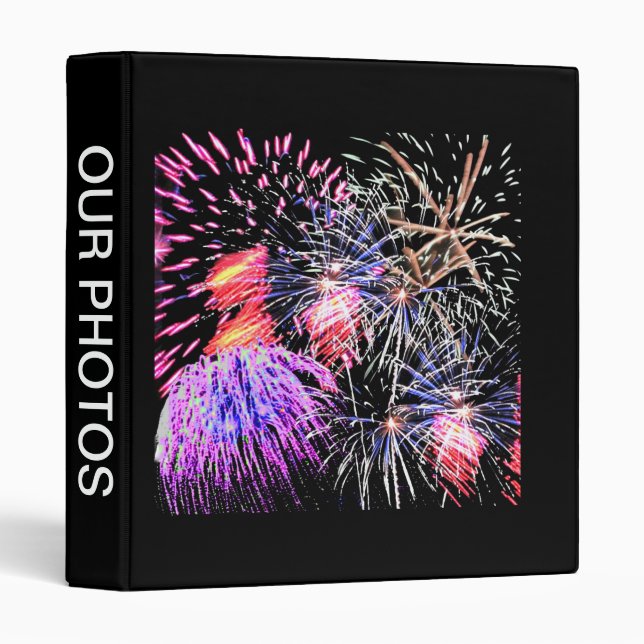 Fireworks Display 3 Ring Binder (Front/Spine)