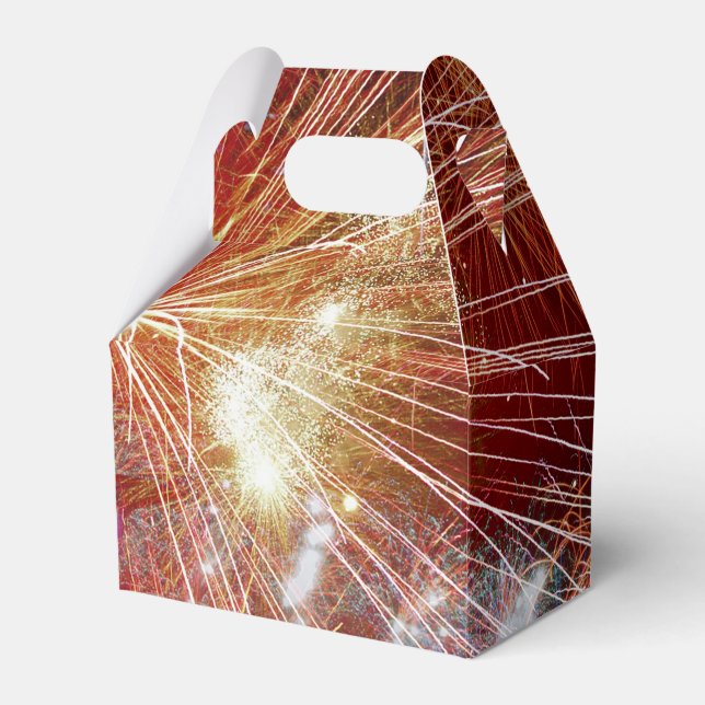 Fireworks Display Favor Boxes (Front Side)
