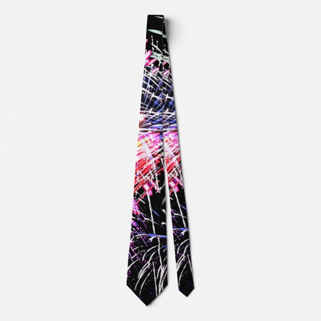 Fireworks Display Neck Tie (Front)