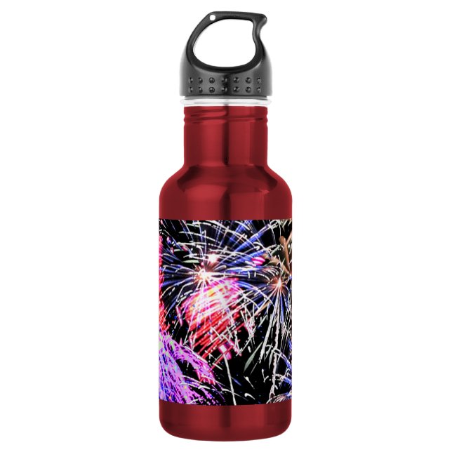 Fireworks Display Water Bottle (Front)