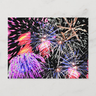 Fireworks Display, ZSSG Postcard