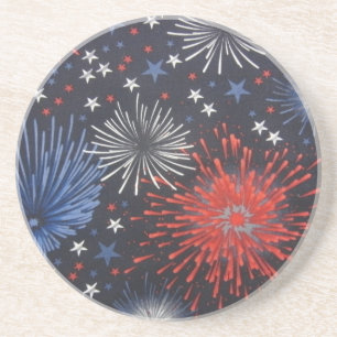 Fireworks Drink Coaster