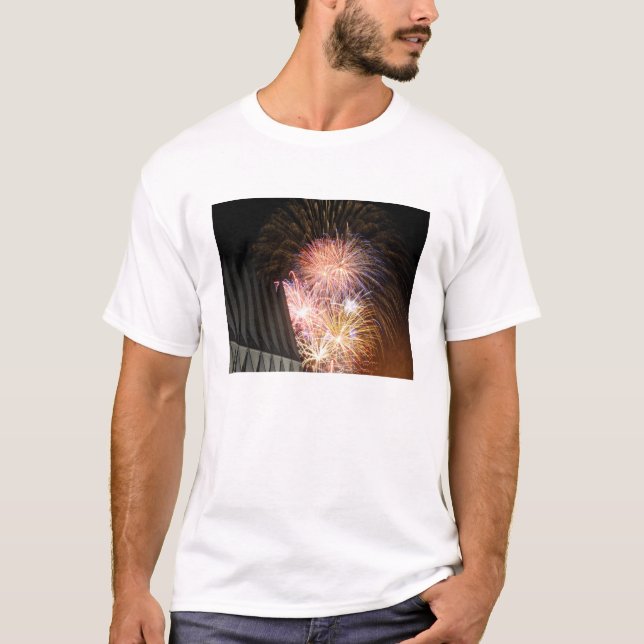 Fireworks explode T-Shirt (Front)