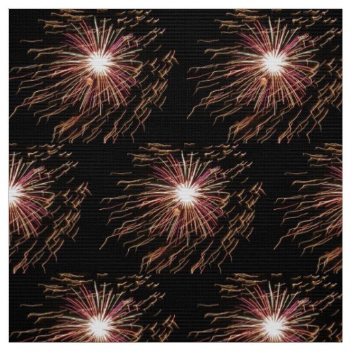 Fireworks! Fabric | Zazzle