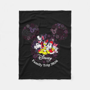 Fireworks Family Trip 2026 Valentines Day Vacatio Fleece Blanket
