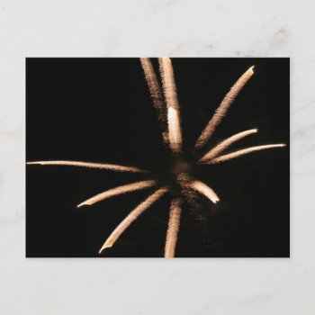 Fireworks Festive Postcard by RossiCards at Zazzle