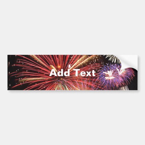 Fireworks Finale Bumper Sticker