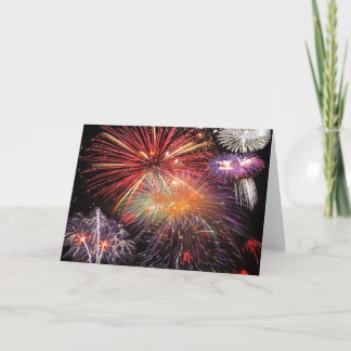 Fireworks Finale Card