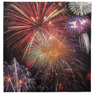 Fireworks Finale Cloth Napkin