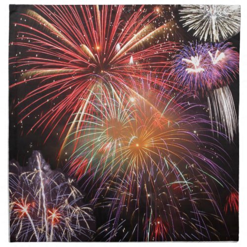 Fireworks Finale Cloth Napkin