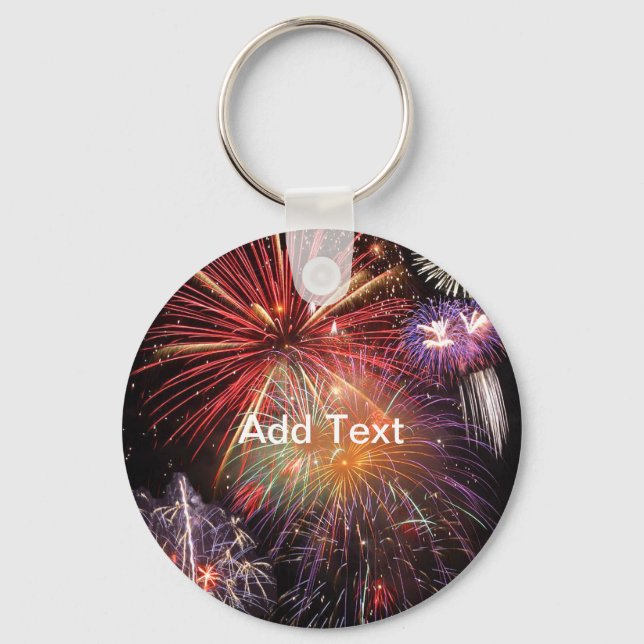 Fireworks Finale Keychain (Front)