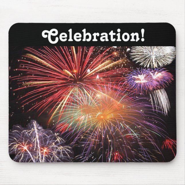Fireworks Finale Mouse Pad (Front)