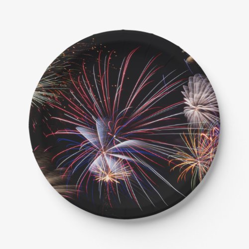 Fireworks Finale Paper Plates