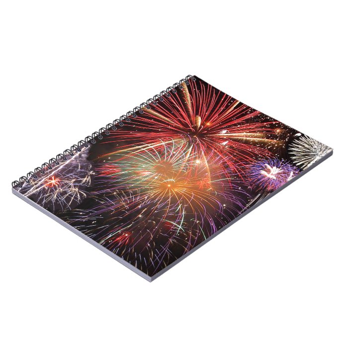 Fireworks Finale Spiral Notebook