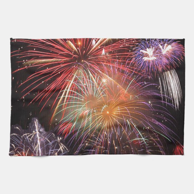 Fireworks Finale Towel (Horizontal)