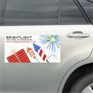 Fireworks, Fireworks Sales Car Magnet