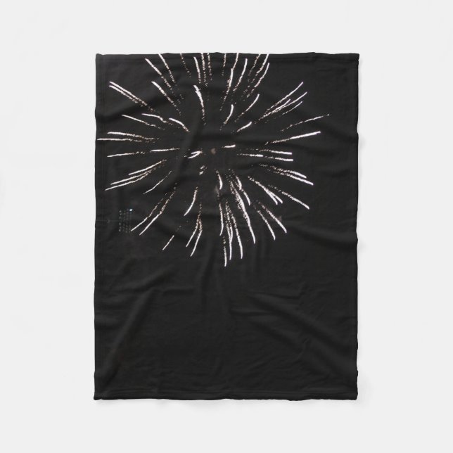 Fireworks Fleece Blanket (Front)