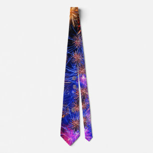 Fireworks for Men's Tie