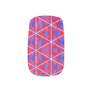 Fireworks Geometry Minx Nail Wraps