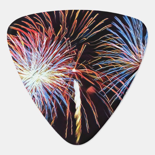 Fireworks Guitar Picks (Front)