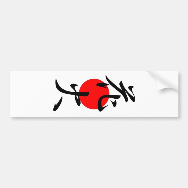 Fireworks - Hanabi Bumper Sticker (Front)