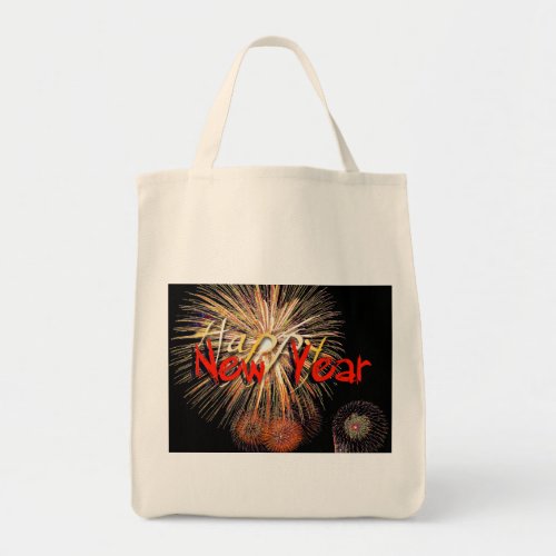 Fireworks Happy New Year 2019 Tote bag