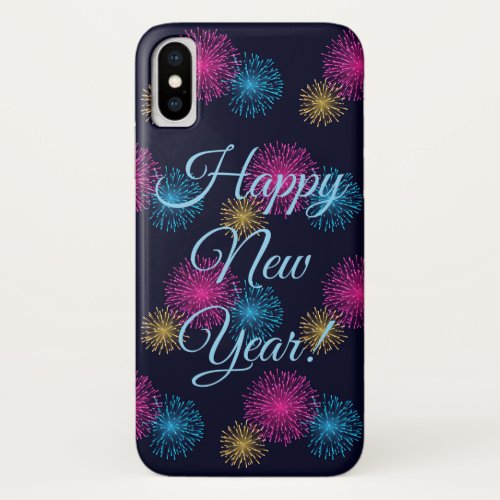 Fireworks _ Happy New Year iPhone X Case