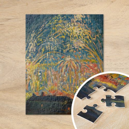 Fireworks in Nice  Nikolai Tarkhov Jigsaw Puzzle