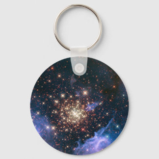 Fireworks in Space Keychain