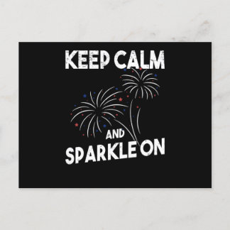 Fireworks Independence Day 4th Of July Postcard