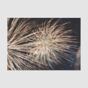 Fireworks Independence Day Gold Black 4th Of July Tissue Paper