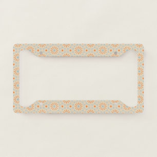 Fireworks-Inspired Pattern - License Plate Frame