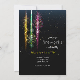 Fireworks Invitation