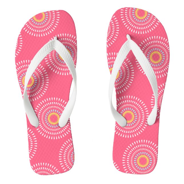 Fireworks Japanese Cherry Flip Flops (Footbed)