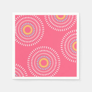 Fireworks Japanese Cherry Napkins