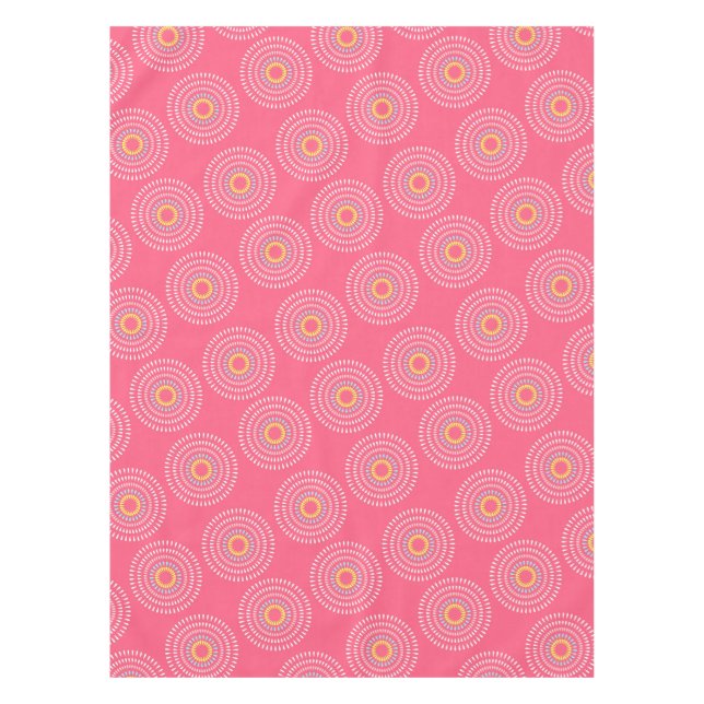 Fireworks Japanese Cherry Tablecloth (Front)