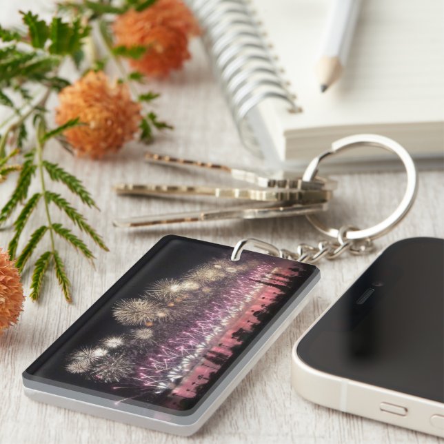 Fireworks Keychain (Front Right)