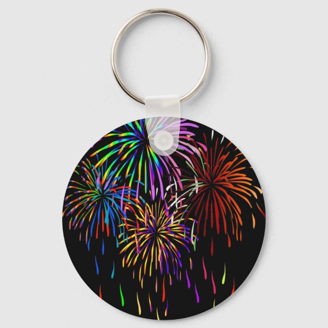 Fireworks Keychain (Front)