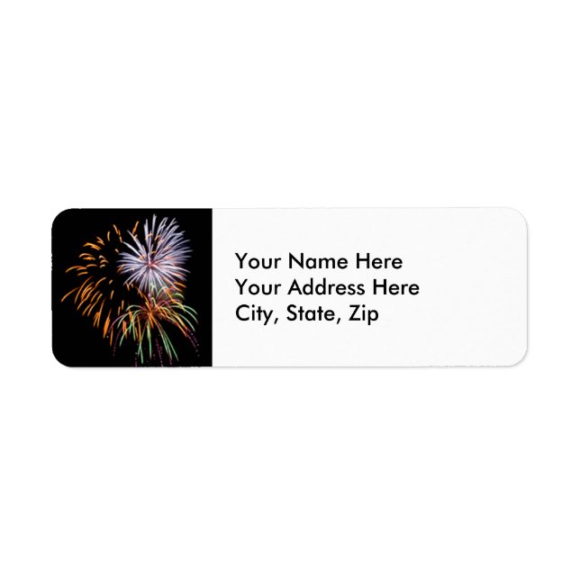 Fireworks Label (Front)