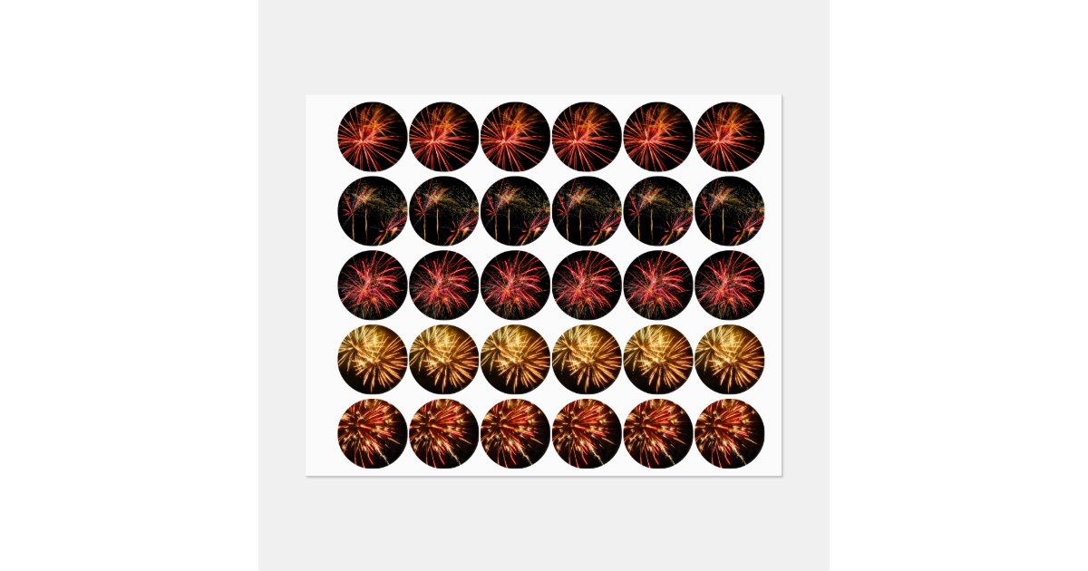 Fireworks Labels | Zazzle