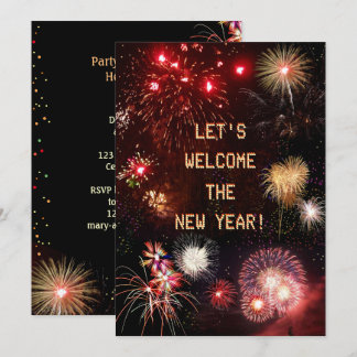 Fireworks: Let's welcome the New Year! Invitation