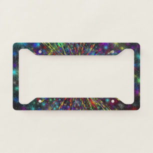 Fireworks License Plate Frame