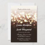 Fireworks Lights And Stars Classic Wedding Invite at Zazzle