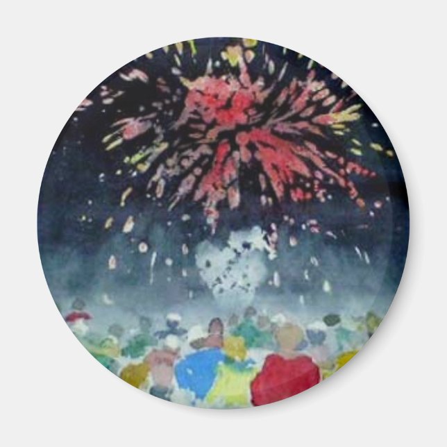 Fireworks Magnet (Front)